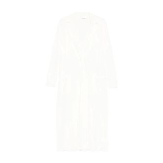 P.A.R.O.S.H. Double-Breasted Coats, female, Beige, Size: S Double-Breasted Coat