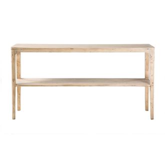 Signature Console de dos niveles en pino macizo