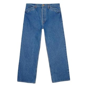 Brain Dead Straight Jeans, male, Blue, Size: W31 Type 00 15oz Selvedge Denim Pant