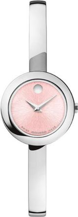 Movado Museum Quartz Pink Dial Ladies Watch 608062