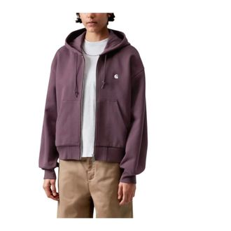 Carhartt Work in Progress Mujer, Sudaderas, P&uacute;rpura, Talla: S