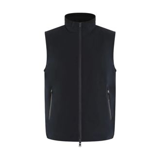 Woolrich Vests, male, Blue, Size: XL Two Layers Sailing Vest