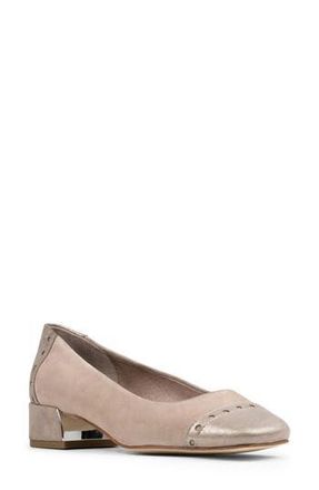 Donald J Pliner Cap Toe Pump in Taupe at Nordstrom Rack, Size 7.5