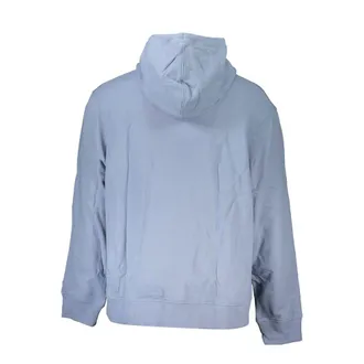 Calvin Klein Brushed Cotton Hoodie - Blue
