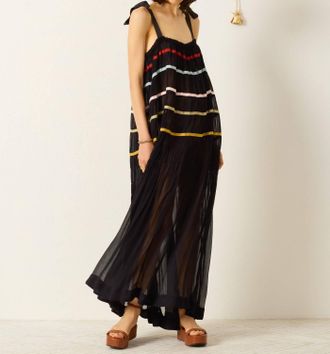 Alix of Bohemia Emrys Obsidian Aurora Dress In Black