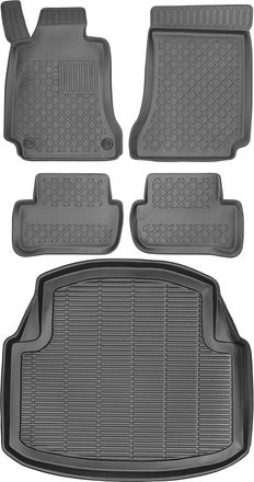 OEM Juego De Alfombrillas Para Coche Y Maletero Para Mercedes Clase C Iii W204 Sed&aacute;n/limusina (2007-2014)