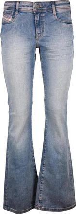 Diesel 1969 D-Ebbey Jeans - Dames - Flared Jeans - Paars - W28 - Katoen - Jeans