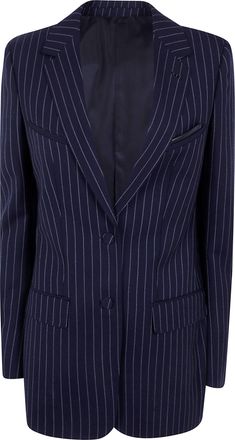 Tom Ford Jacket Chalkstripe Corded Chalkstripe Wool Single Breasted W