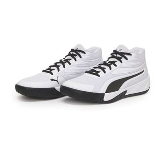 Puma Unisex-Adult Court PRO Shoes, White Black, 10.5 UK