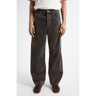 Jacquemus Le De-Nimes Mirada Jeans in Khaki at Nordstrom, Size 32