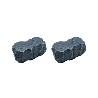 OEM 2 Cajas De Llaves Ocultas Con Acabado De Imitaci&oacute;n De Piedra Para Uso Exterior - Funda De Repuesto De Resina Segura Para Llaves De Jard&iacute;n O Patio (est