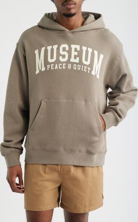 Museum of Peace and Quiet UMPQ Cotton Hoodie in Sepia at Nordstrom, Size Xx-Large