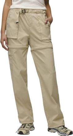 Prana Stretch Zion Convertible Pant In Sandstone