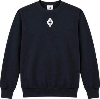 Marcelo Burlon Sudadera Crewneck F6Cmmasw 100 - Sweatshirts & Hoodies - Hombre - Negro - M