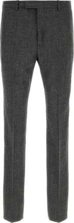 Gucci Grey Slim Flat Front Pants