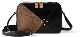 Borbonese Stijlvolle Crossbodytas - Dames - Schoudertassen - Bruin - ONE Size - Leer - Tassen