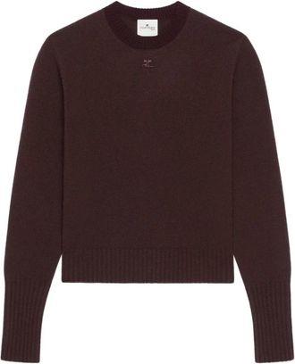 Courr&egrave;ges Maglione a coste - - Knitwear - Donna - Marrone - L
