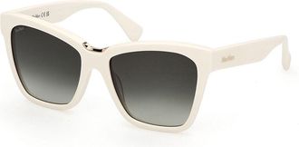 Max Mara MM0089 SPARK3 21P Womens Sunglasses White Size 55
