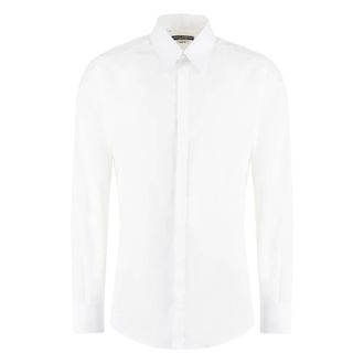 Dolce & Gabbana Formal Shirts, male, White, XL, Martini Shirt