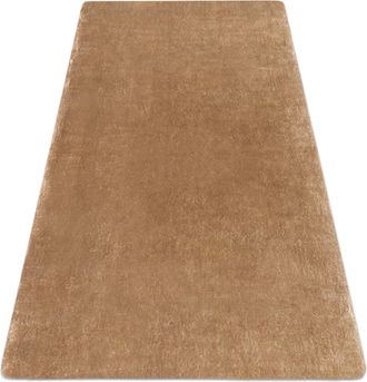 RugsX Rugsx - Alfombra De Lavado Moderna Lapin Shaggy Antideslizante Marfil / Marr&oacute;n Brown 180x270 Cm