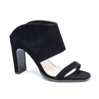 42 Gold Womens Linx Heel Slide Sandal In Black