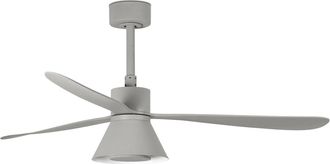 Netlighting Amelia Large Cone Led Grey Ceiling Fan 6 Speed