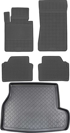 OEM Juego De Alfombrillas De Goma Para Coche Y Maletero Para Bmw Serie 3 E46 Kombi (1998-02.2005)