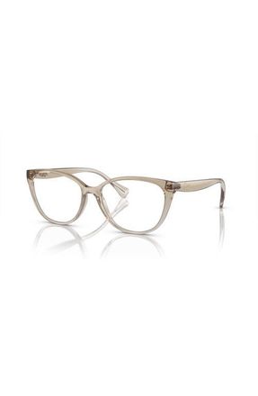 Ralph Lauren 55mm Cat Eye optical glasses in Brown at Nordstrom