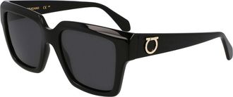 Ferragamo SF2014S 001 Womens Sunglasses Black Size 54
