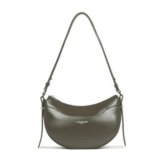 Lancaster Suave Ace Half Moon Bag - Dames - Tassen - Groen - Maat: ONE Size Leer