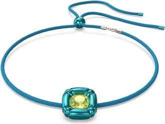 Swarovski Ladies Dulcis Cushion Cut Blue Necklace