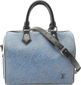 Louis Vuitton Borsa a mano Speedy Bandouliere 25 2017 - Blu