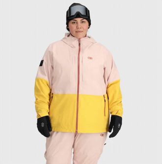 Outdoor Research Womens Carbide Jacket In Sienna/saffron