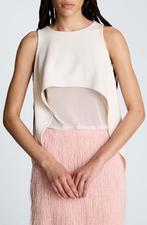 Kenneth Cole High/Low Layer Tank in Oyster at Nordstrom, Size X-Large
