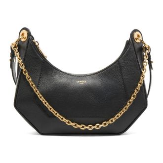 Lancel Shoulder Bags, female, Black, Size: ONE SIZE Croisette M Shoulder Bag