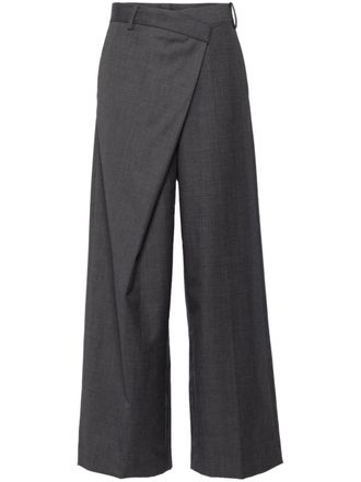 JNBY Broek met wijde pijpen - Grijs