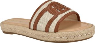 Tommy Hilfiger Hadjea Espadrille Slide Sandal in Natural/British Tan at Nordstrom Rack, Size 5