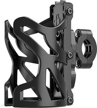 OEM Portabotellas, Portavasos, Ligero, Aleaci&oacute;n De Aluminio Con Tornillos Y Herramientas Para Actividades Al Aire Libre, Motocicleta, Negro