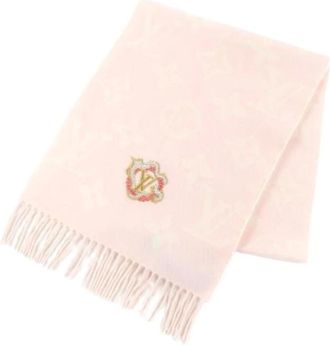 Louis Vuitton Pre-owned Scarves, female, Pink, Size: ONE SIZE Pre-owned Shawl