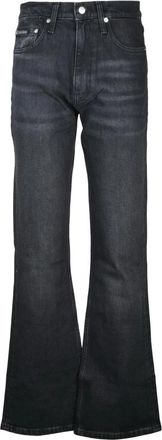 Calvin Klein Jeans Flared Jeans - Dames - Flared Jeans - Zwart - W26 - Katoen - Jeans