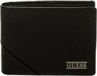 Guess Accessoires, Heren, Zwart, ONE Size, Leer, Boston Bifold Portemonnee