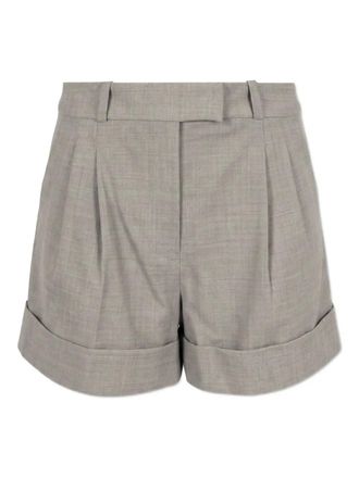 Rag & Bone Neila geplooide shorts met omgeslagen pijpen - Grijs