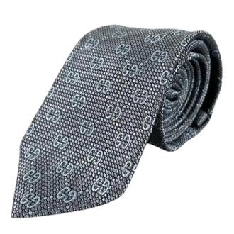 Gucci Pre-owned Cravat - Heren - Vintage Accessoires - Blauw - ONE Size - Vintage
