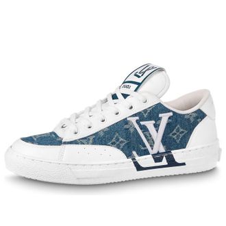 Louis Vuitton (WMNS) LOUIS VUITTON Charlie Sneakers White Denim Monogram 1AAW2A