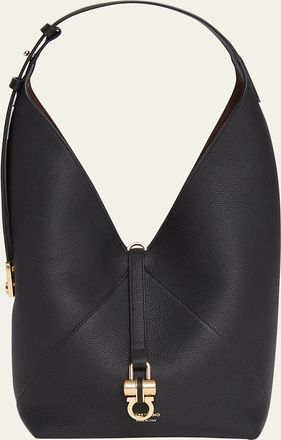 Ferragamo Origami Leather Hobo Bag