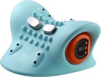 OEM Masajeador De Cuello 2025 - Estirador De Cuello Con Funci&oacute;n De Calor - Masajeador Relajante Para Espalda Y Hombros - Coj&iacute;n De Masaje Port&aacute;til Recargab