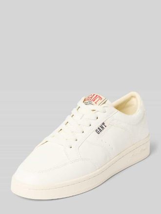 GANT Sneaker aus Leder mit Label-Details Modell PREPLA in Weiss, Gr&ouml;&szlig;e 36