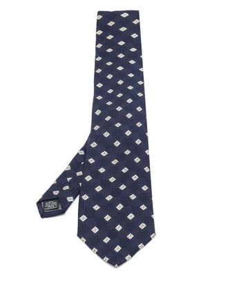 Gianfranco Ferre 2023 zijden stropdas - Blauw