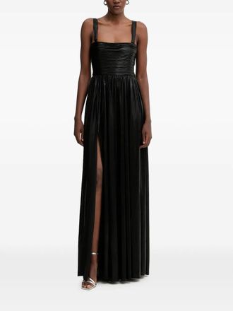 Retrof&ecirc;te Iris maxi dress - women - Polyester/Spandex/Elastane - S - Black