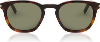 Saint Laurent SL 28 003 Mens Sunglasses Tortoiseshell Size 49 - Free RX Lenses - Free RX Lenses